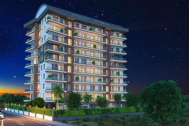 3+1 Penthouse mit Meerblick im Stadtteil Mahmutlar