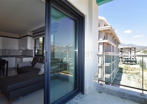 1+1 Wohnung 200 m vom Strand entfernt im Stadtteil Kargicak 