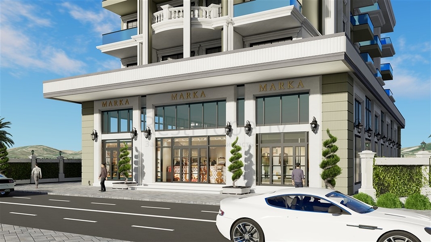 Neues Projekt in Kargicak, 200 Meter vom Meer entfernt