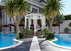 Neues Projekt in Kargicak, 200 Meter vom Meer entfernt