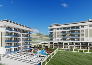 Neues Projekt in Kargicak, 200 Meter vom Meer entfernt