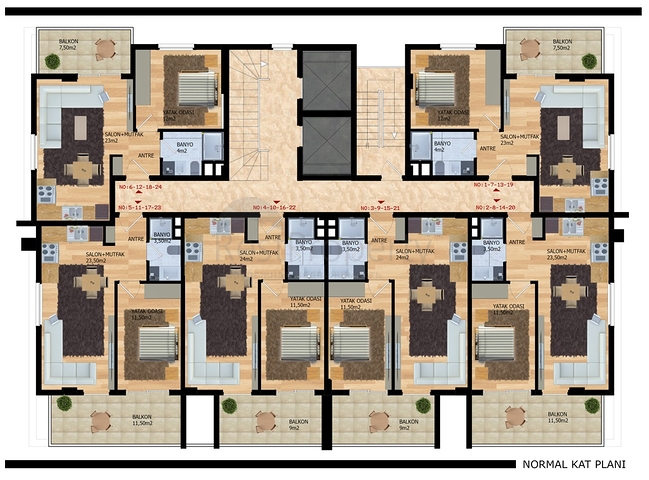 Neues Investitionsprojekt im Herzen von Mahmutlar