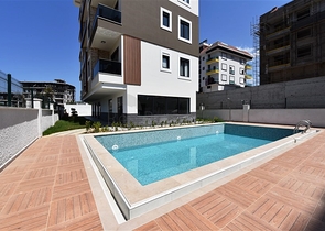 Zweizimmerwohnung in einer ruhigen Gegend von Alanya