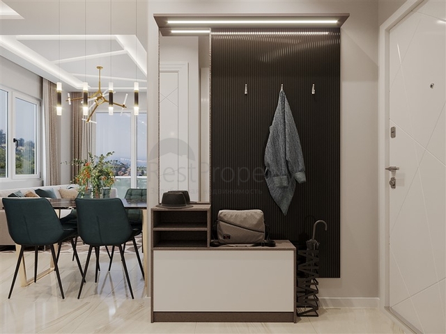 Komplex mit ganzjähriger Infrastruktur im grünen Viertel von Demirtas