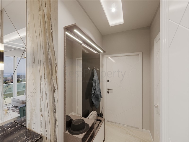 Komplex mit ganzjähriger Infrastruktur im grünen Viertel von Demirtas