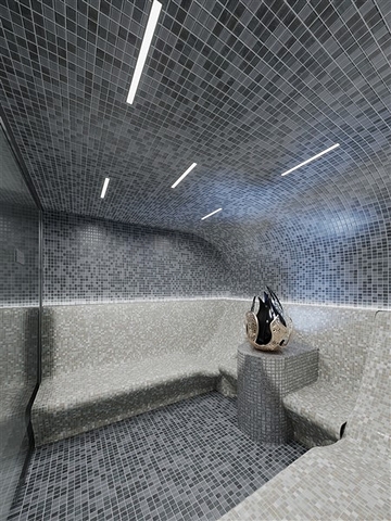 Komplex mit ganzjähriger Infrastruktur im grünen Viertel von Demirtas