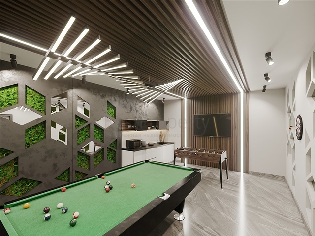 Komplex mit ganzjähriger Infrastruktur im grünen Viertel von Demirtas