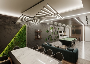 Komplex mit ganzjähriger Infrastruktur im grünen Viertel von Demirtas