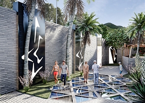 Komplex mit ganzjähriger Infrastruktur im grünen Viertel von Demirtas