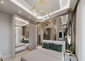 Komplex mit ganzjähriger Infrastruktur im grünen Viertel von Demirtas