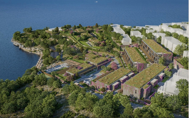 Projekt an der ersten Küste im Yalıkavak-Gebiet