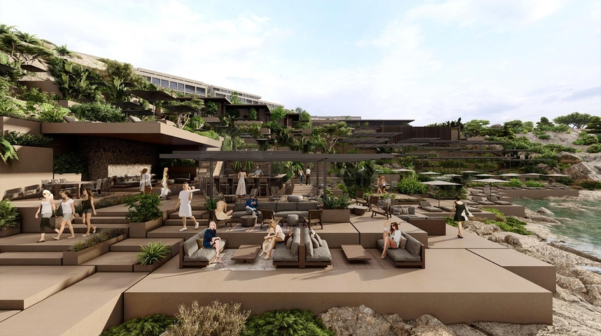 Projekt an der ersten Küste im Yalıkavak-Gebiet