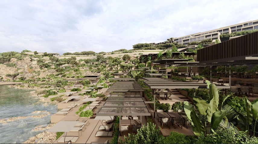 Projekt an der ersten Küste im Yalıkavak-Gebiet