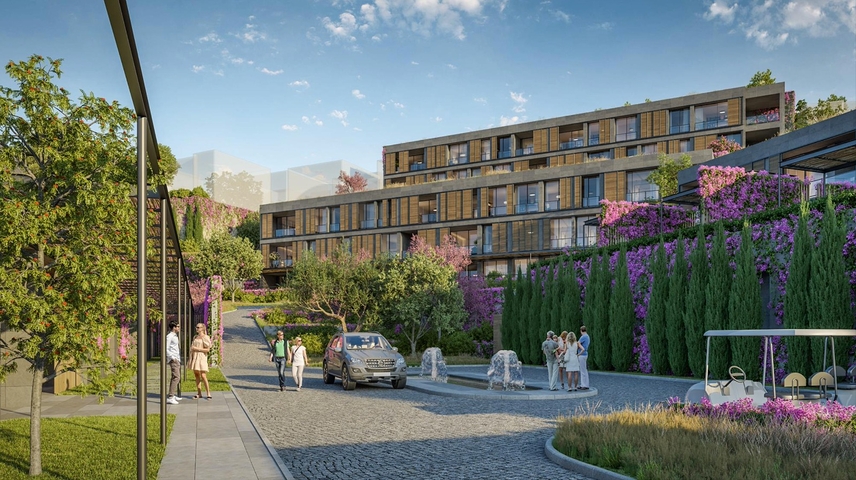 Projekt an der ersten Küste im Yalıkavak-Gebiet