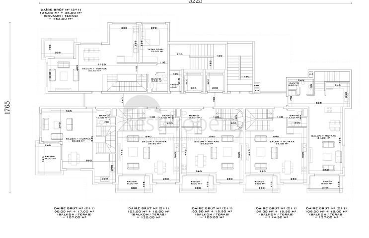 Neuer schöner Luxus-Komplex in Okudzhalar 