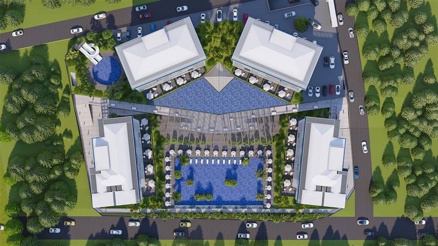 Neuer schöner Luxus-Komplex in Okudzhalar 