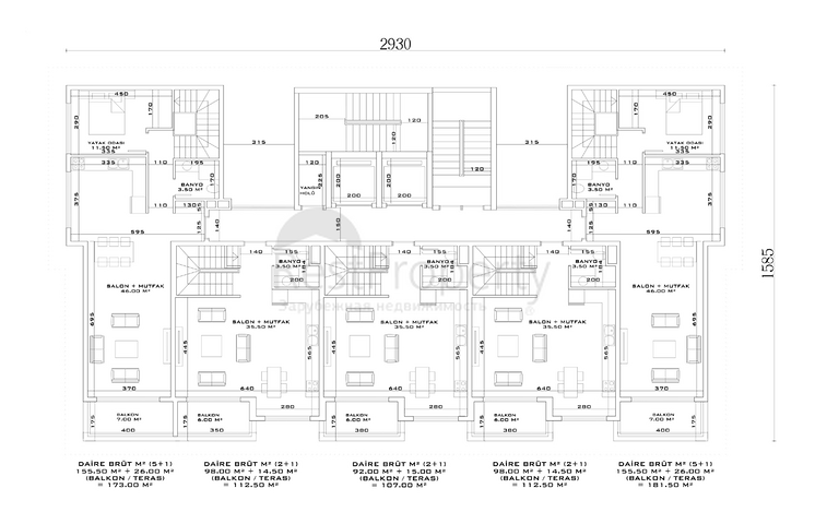 Neuer schöner Luxus-Komplex in Okudzhalar 