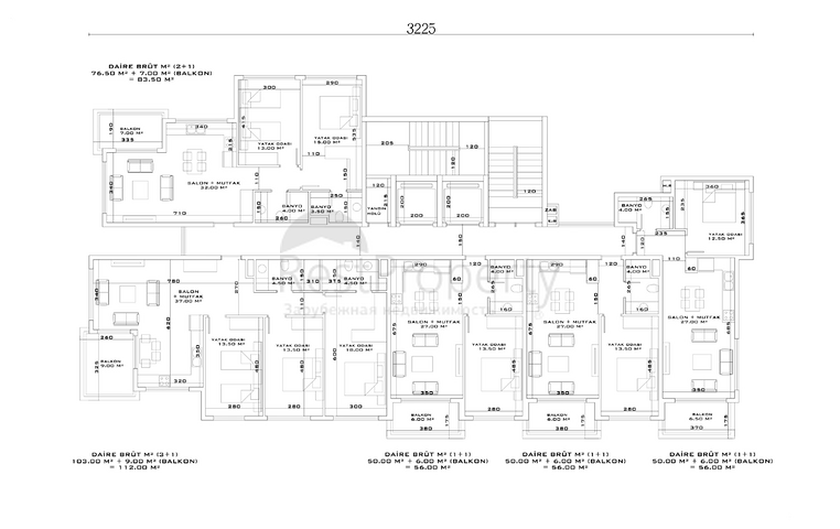 Neuer schöner Luxus-Komplex in Okudzhalar 