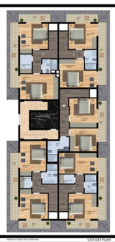 Wohnanlage im Stadtteil Mahmutlar
