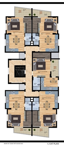 Wohnanlage im Stadtteil Mahmutlar