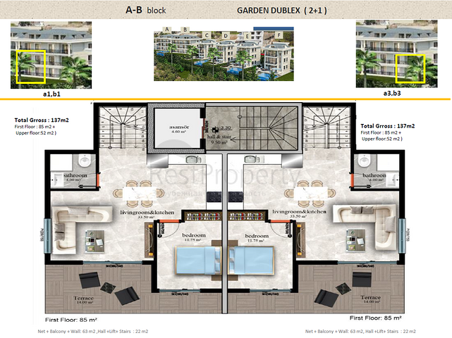 Luxus-Investitionsprojekt im Stadtteil Kestel
