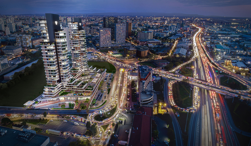 Baugrubenprojekt mit perfekter Verkehrsanbindung