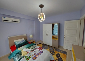 Geräumige 2+1-Wohnung 500 Meter vom Meer entfernt