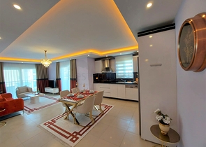 Geräumige 2+1-Wohnung 500 Meter vom Meer entfernt