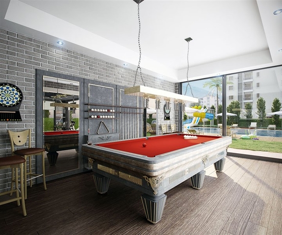 Zweizimmerwohnung in einer neuen Wohnanlage im Bezirk Avsallar