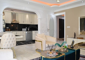 2+1 Wohnung mit Meerblick im Stadtteil Mahmutlar