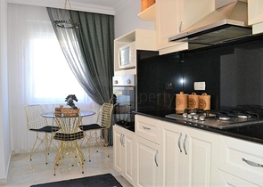 2+1 Wohnung mit Meerblick im Stadtteil Mahmutlar