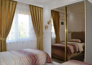 2+1 Wohnung mit Meerblick im Stadtteil Mahmutlar