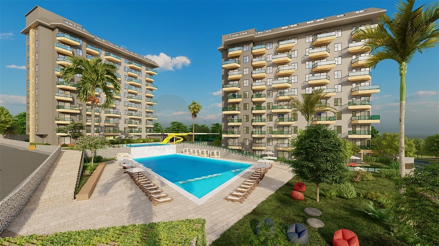 1+1 Wohnung in einem Komplex mit reicher Infrastruktur