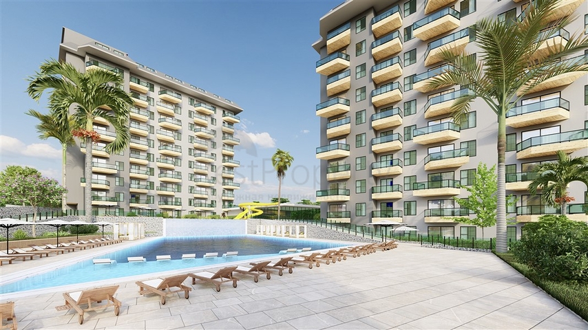 1+1 Wohnung in einem Komplex mit reicher Infrastruktur