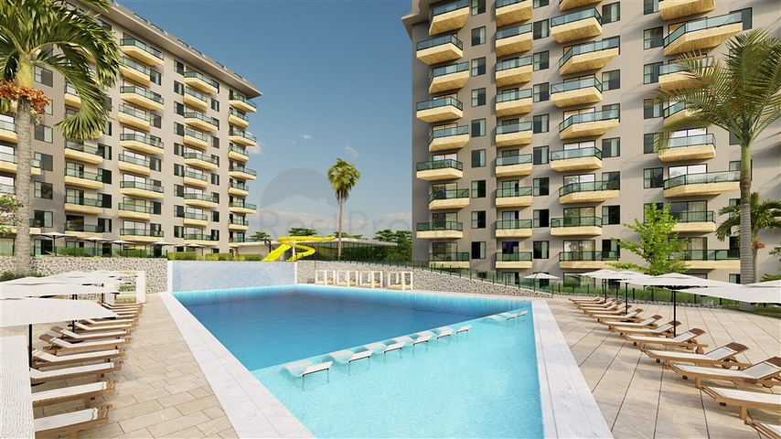 1+1 Wohnung in einem Komplex mit reicher Infrastruktur