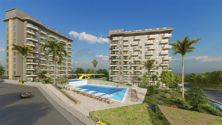 1+1 Wohnung in einem Komplex mit reicher Infrastruktur