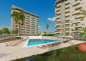 1+1 Wohnung in einem Komplex mit reicher Infrastruktur