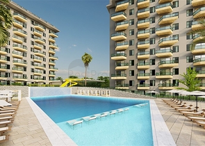 1+1 Wohnung in einem Komplex mit reicher Infrastruktur