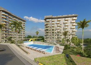 1+1 Wohnung in einem Komplex mit reicher Infrastruktur