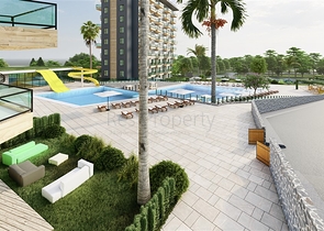 1+1 Wohnung in einem Komplex mit reicher Infrastruktur