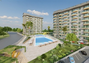 1+1 Wohnung in einem Komplex mit reicher Infrastruktur