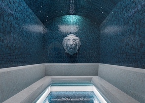 Zweizimmerwohnung mit Panoramablick auf die Berge im Stadtteil Mahmutlar