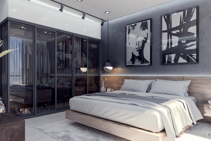 Attraktive Villen umgeben von üppiger Natur