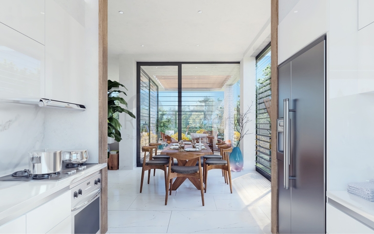 Attraktive Villen umgeben von üppiger Natur