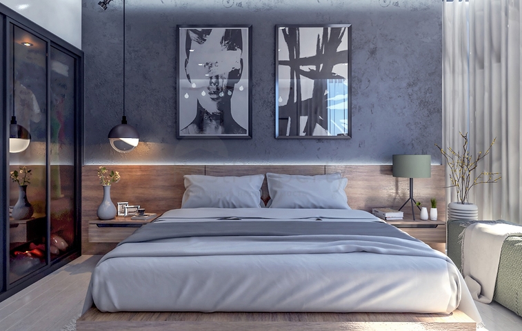 Attraktive Villen umgeben von üppiger Natur