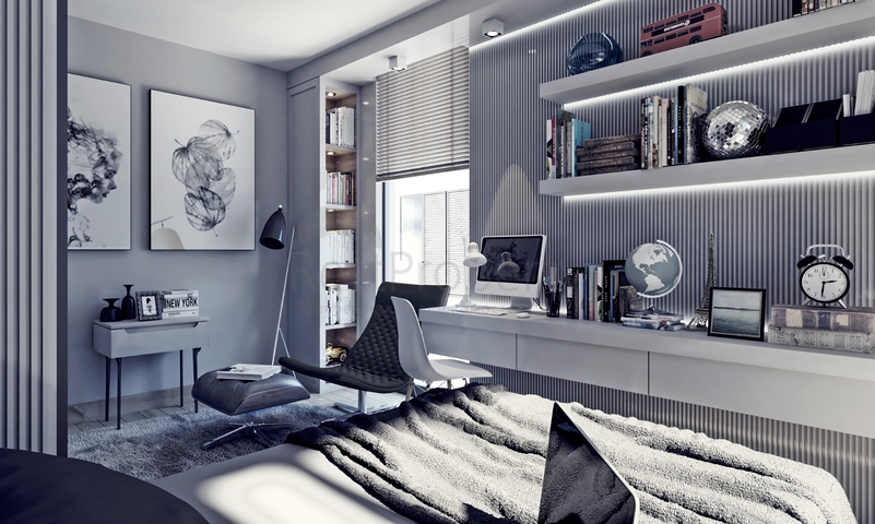 Attraktive Villen umgeben von üppiger Natur