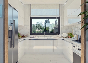 Attraktive Villen umgeben von üppiger Natur