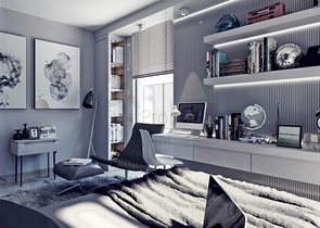 Attraktive Villen umgeben von üppiger Natur