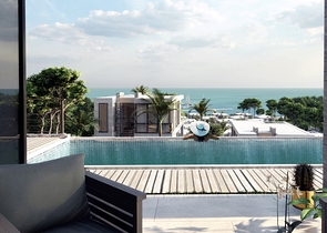 Attraktive Villen umgeben von üppiger Natur