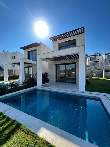 Abgelegene Villen mit Meerblick